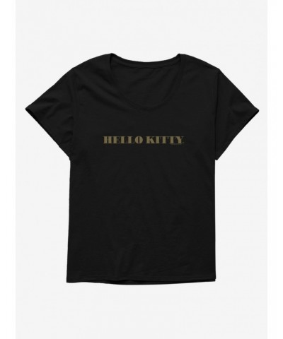 Hello Kitty Star Sign Logo Girls T-Shirt Plus Size $7.17 T-Shirts