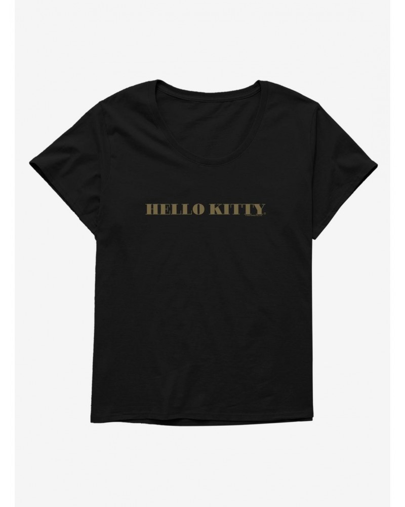 Hello Kitty Star Sign Logo Girls T-Shirt Plus Size $7.17 T-Shirts
