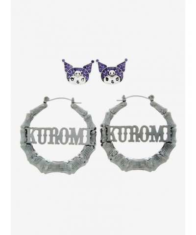 Kuromi Name Hoop Earrings $5.16 Earrings