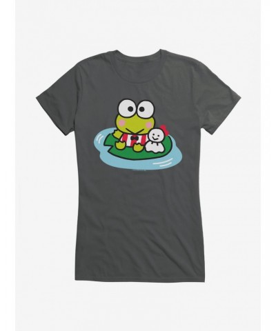 Keroppi & Teru Teru Sitting Girls T-Shirt $6.18 T-Shirts