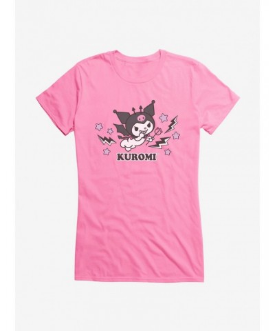 Kuromi Halloween Flying Girls T-Shirt $8.96 T-Shirts
