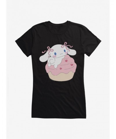 Cinnamoroll Heart Cupcake Girls T-Shirt $7.97 T-Shirts