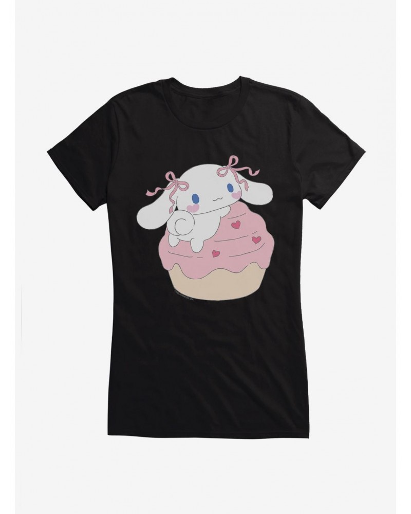 Cinnamoroll Heart Cupcake Girls T-Shirt $7.97 T-Shirts