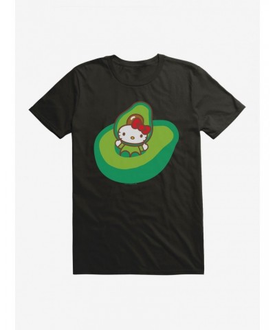 Hello Kitty Five A Day Playing In Avacado T-Shirt $6.31 T-Shirts