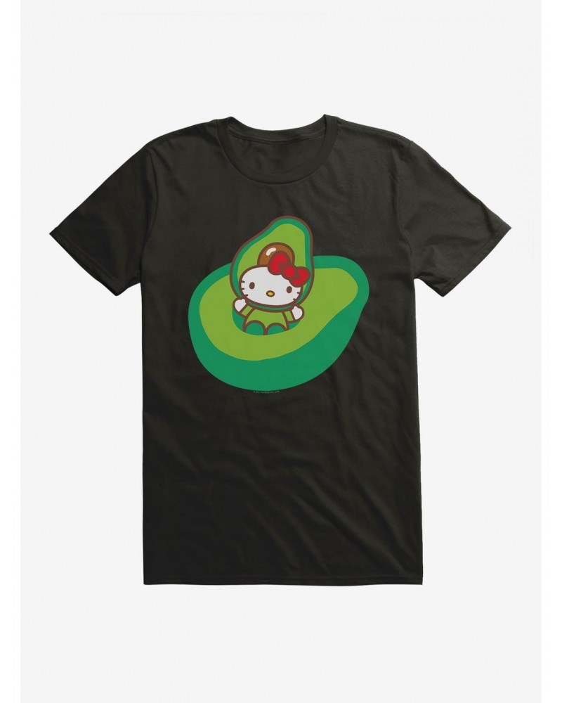 Hello Kitty Five A Day Playing In Avacado T-Shirt $6.31 T-Shirts