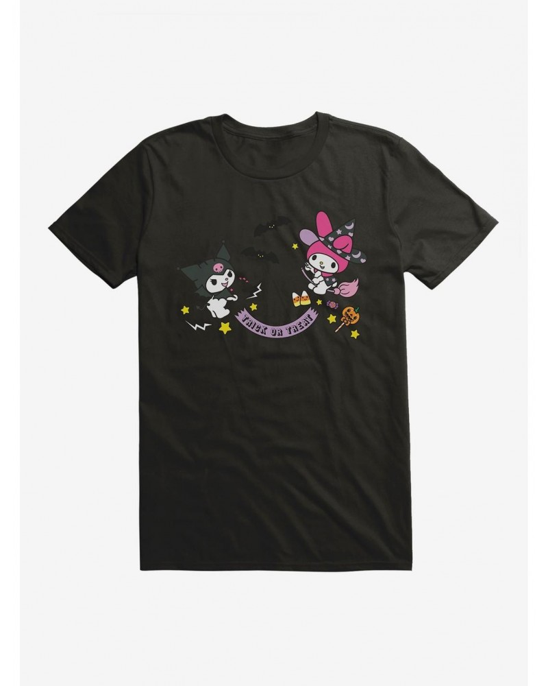 My Melody And Kuromi Halloween All Together T-Shirt $9.18 T-Shirts